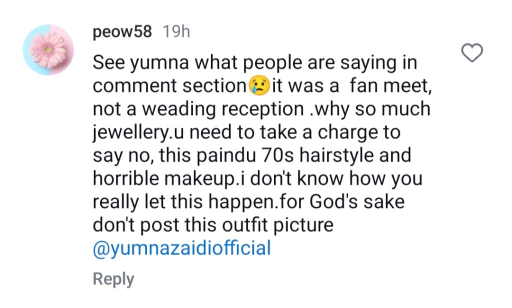 Yumna Zaidi's Latest Fashion Statement Disappoints Fans