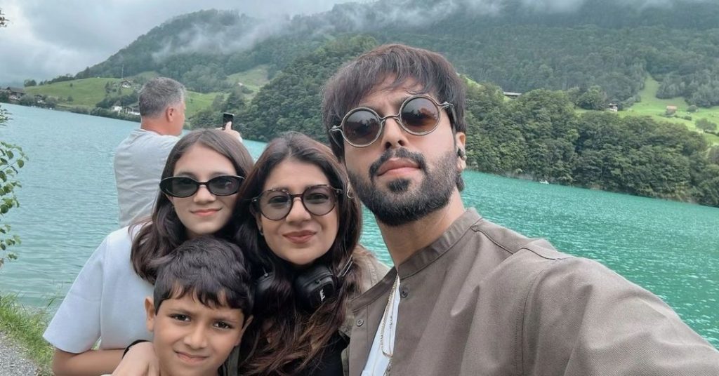 Pictures Of Fahad Mustafa & Family from New Destination Prague Czech Republic