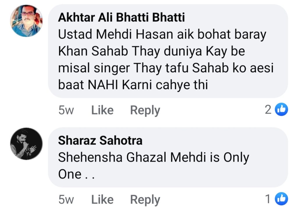 Mehdi Hassan's Son Replies To Ustad Tafu's Insulting Comment About Father