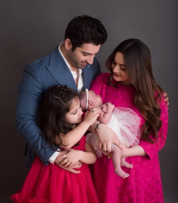 Aiman Khan & Muneeb Butt Daughter Miral's First Birthday Celebration ...