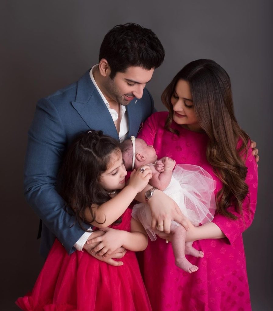 Aiman Khan & Muneeb Butt Daughter Miral's First Birthday Celebration