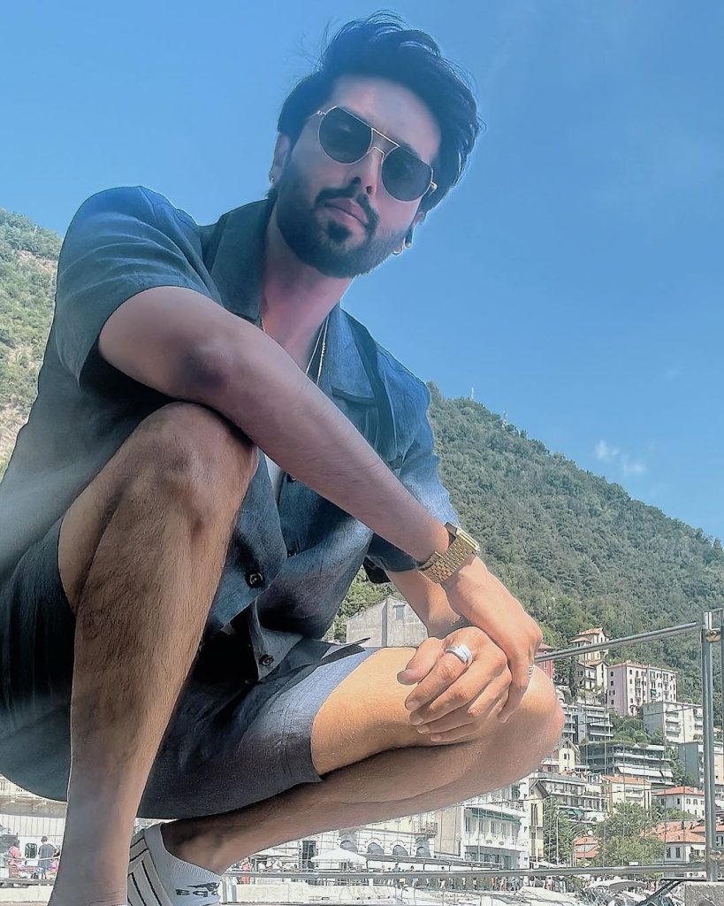 Fahad Mustafa Enjoying Family Vacation in Italy