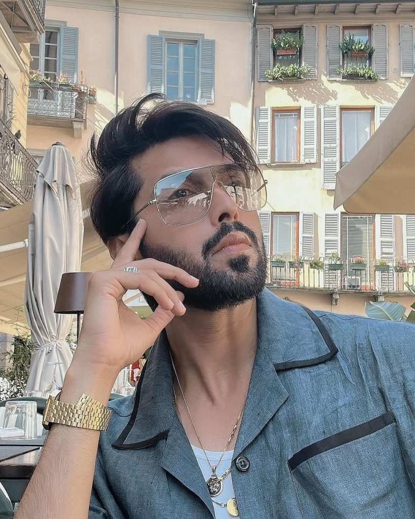 Fahad Mustafa Enjoying Family Vacation in Italy