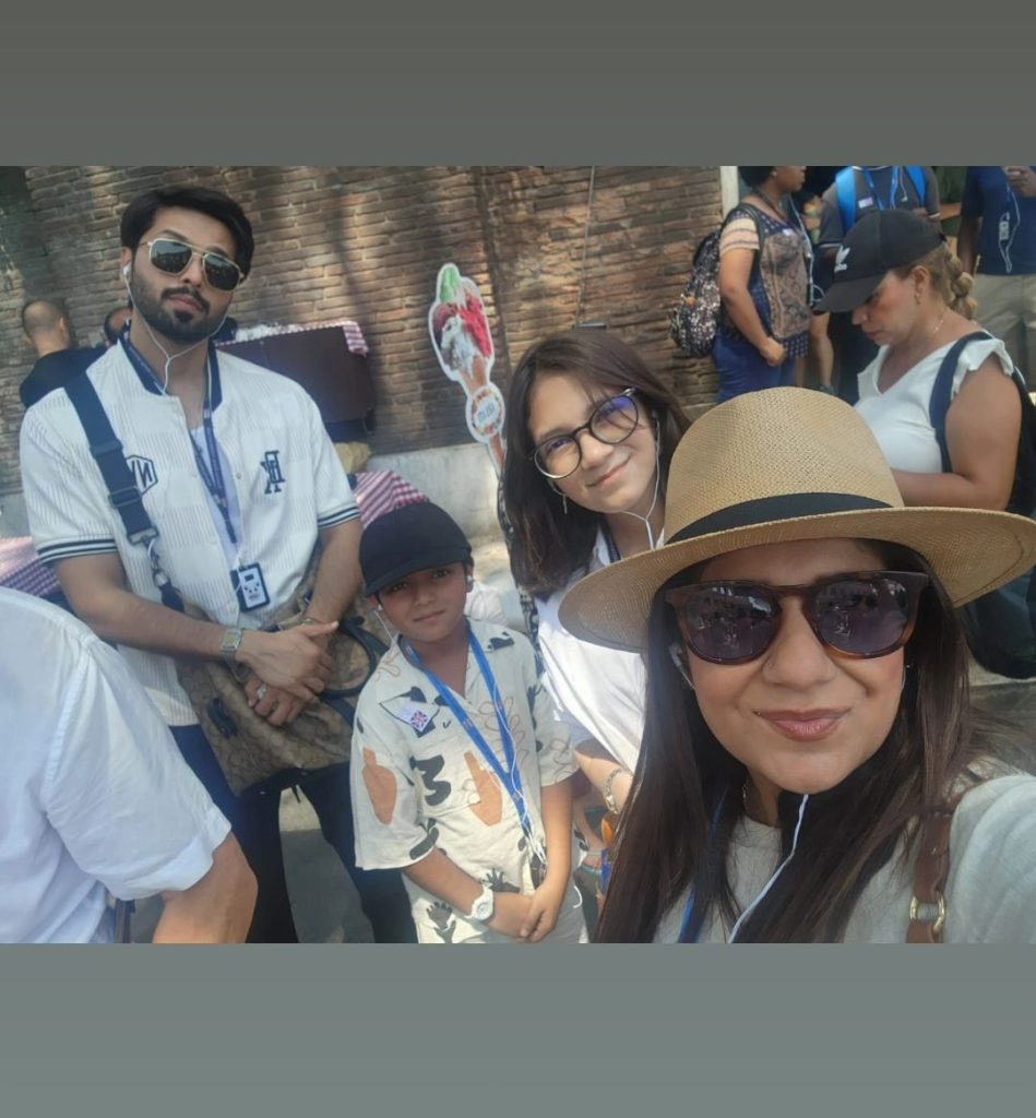 Pictures Of Fahad Mustafa & Family from New Destination Prague Czech Republic