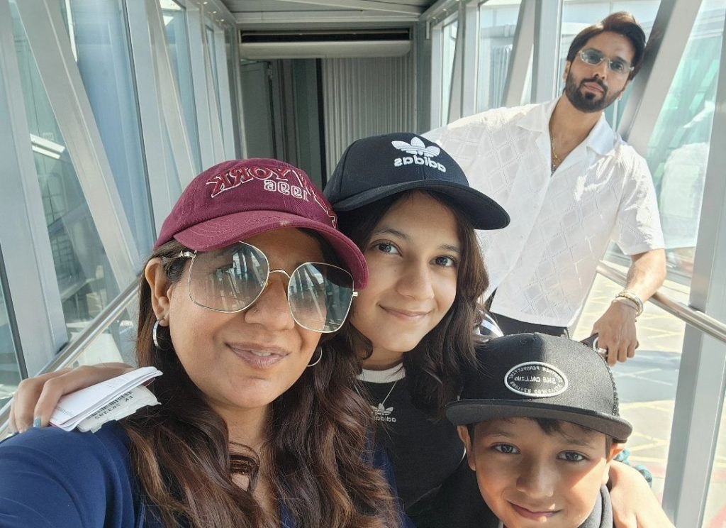 Fahad Mustafa Family Pictures from Their Last Day In Europe