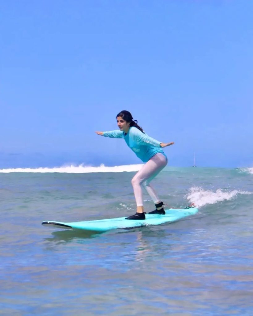 Mawra Hocane’s Surfing Video and Pictures Under Public Scrutiny