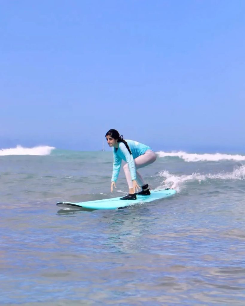 Mawra Hocane’s Surfing Video and Pictures Under Public Scrutiny