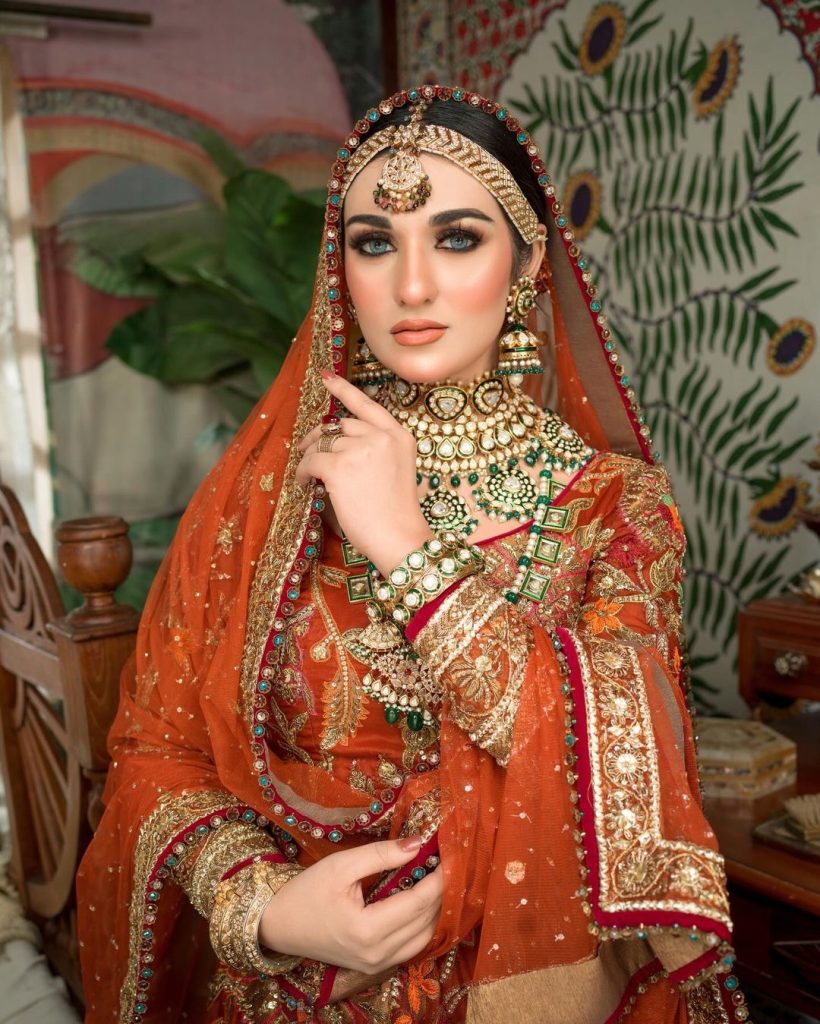 Sarah Khan Radiates Charm in Her Latest Bridal Photoshoot