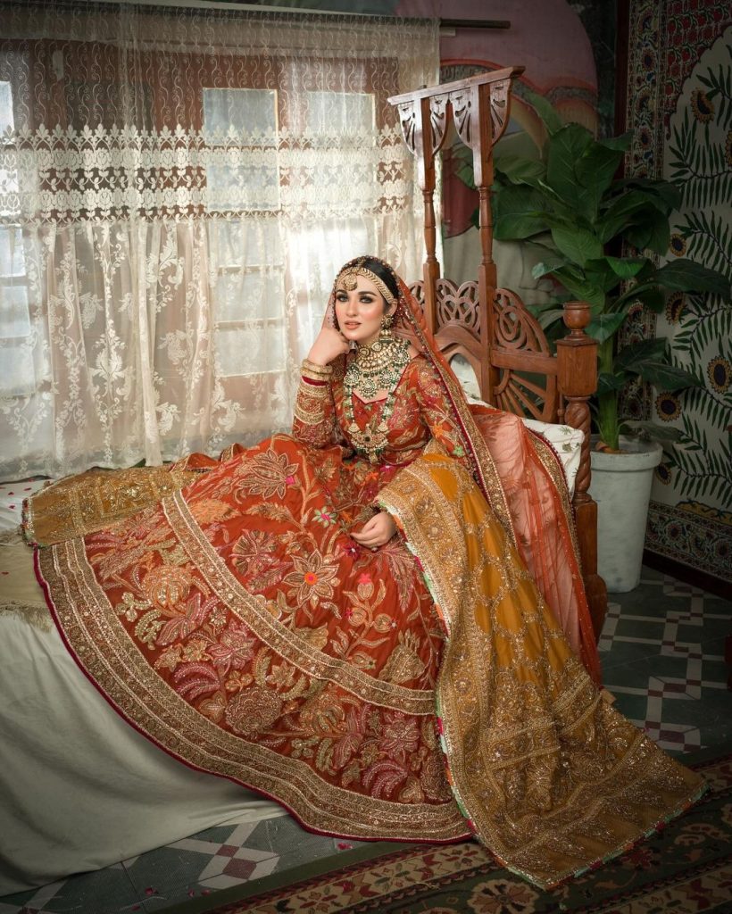 Sarah Khan Radiates Charm in Her Latest Bridal Photoshoot