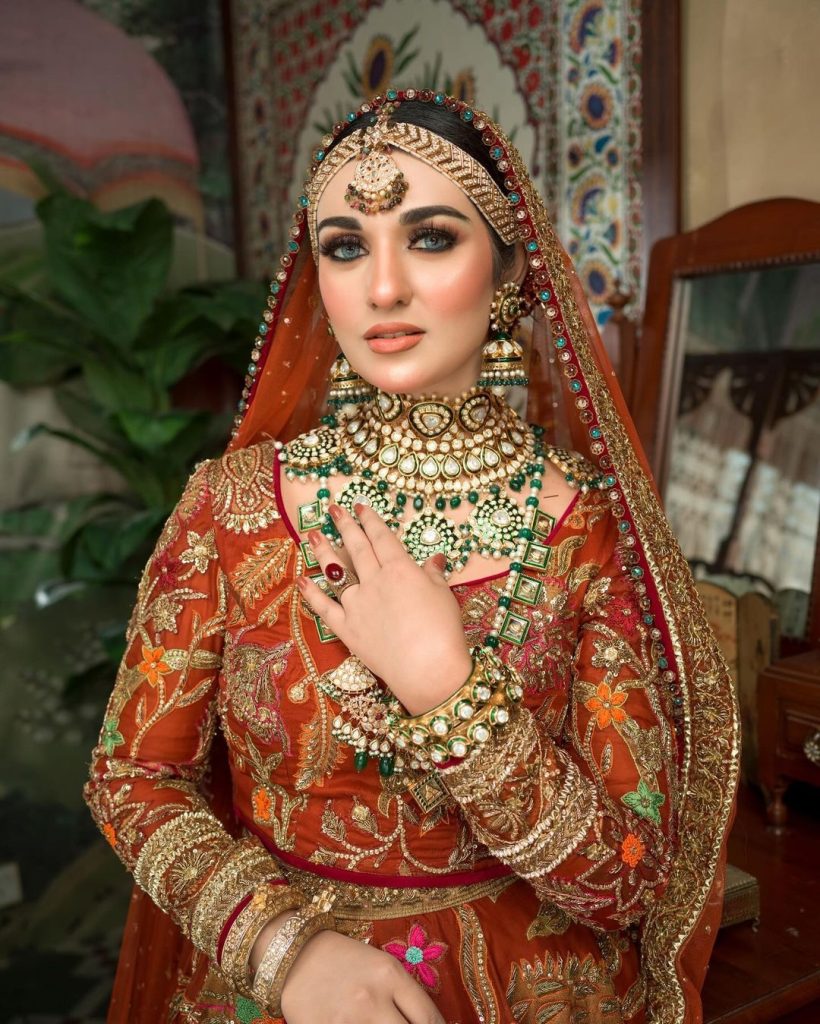 Sarah Khan Radiates Charm in Her Latest Bridal Photoshoot