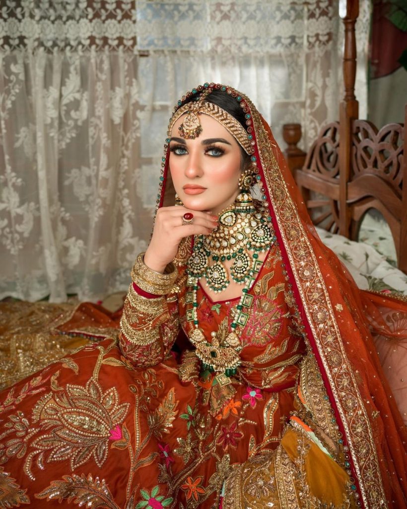 Sarah Khan Radiates Charm in Her Latest Bridal Photoshoot