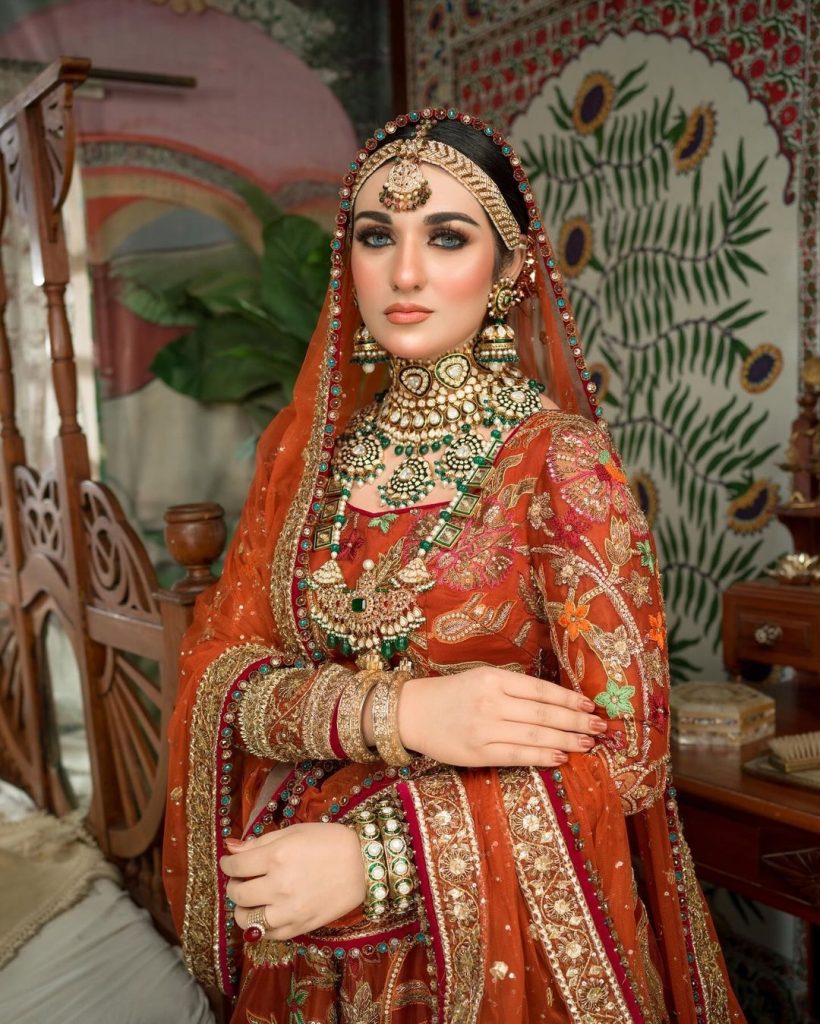 Sarah Khan Radiates Charm in Her Latest Bridal Photoshoot