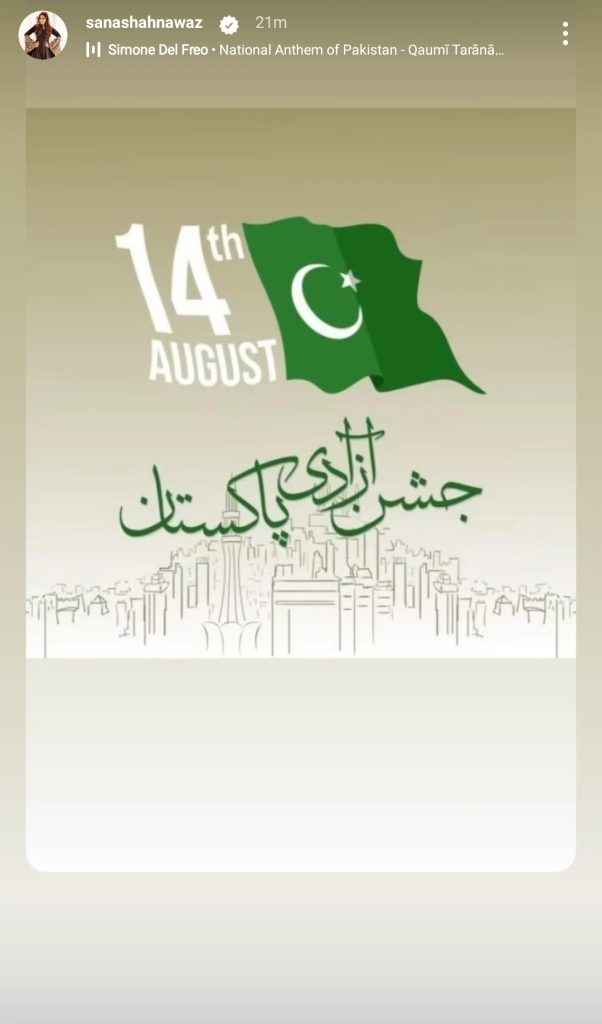 Pakistani Celebrities' Wishes & Messages on 14th August