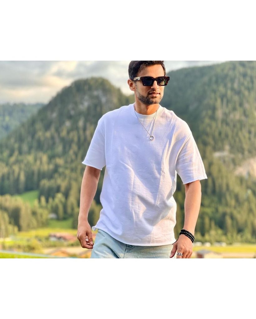 Sana Javed and Shoaib Malik Enjoying Vacation in Gstaad, Switzerland