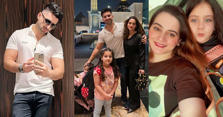 Muneeb Butt & Aiman Khan With Family In Dubai