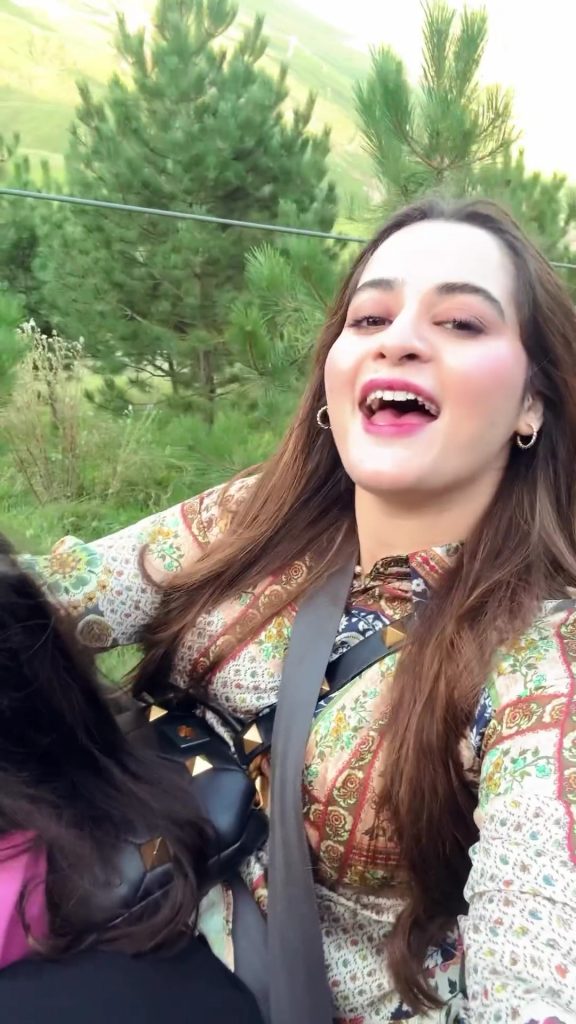 Aiman Khan & Muneeb Butt Celebrate Amal's Birthday In Baku