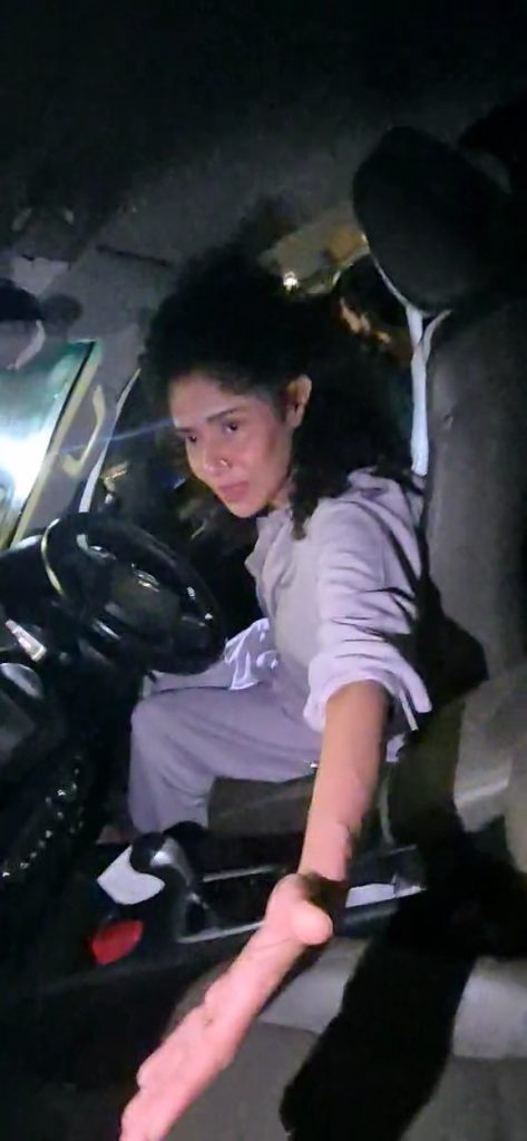 Mob Surrounds Angeline Malik After A Car Accident In Karachi