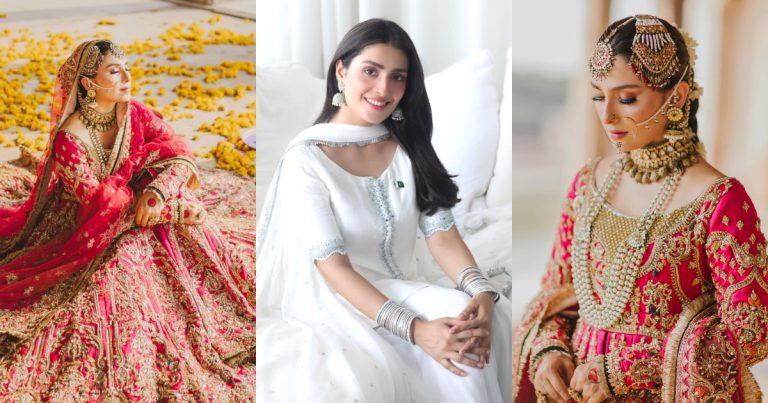 Ayeza Khan Looks Stunning In Her Latest Bridal Shoot