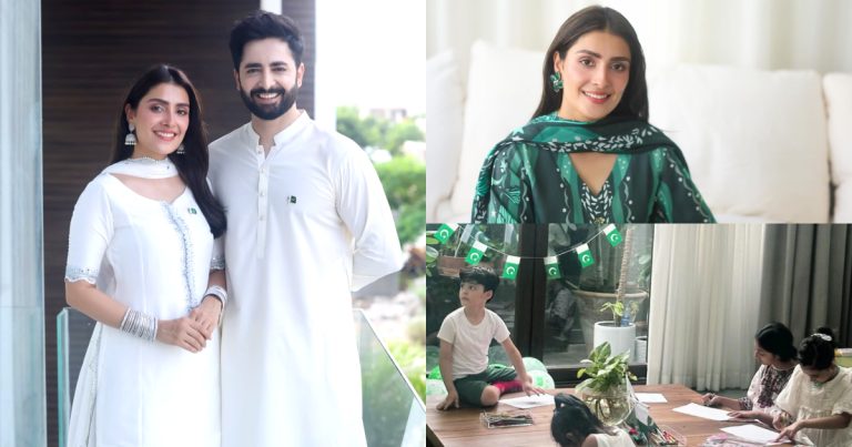 Ayeza Khan’s Beautiful Independence Day With Family