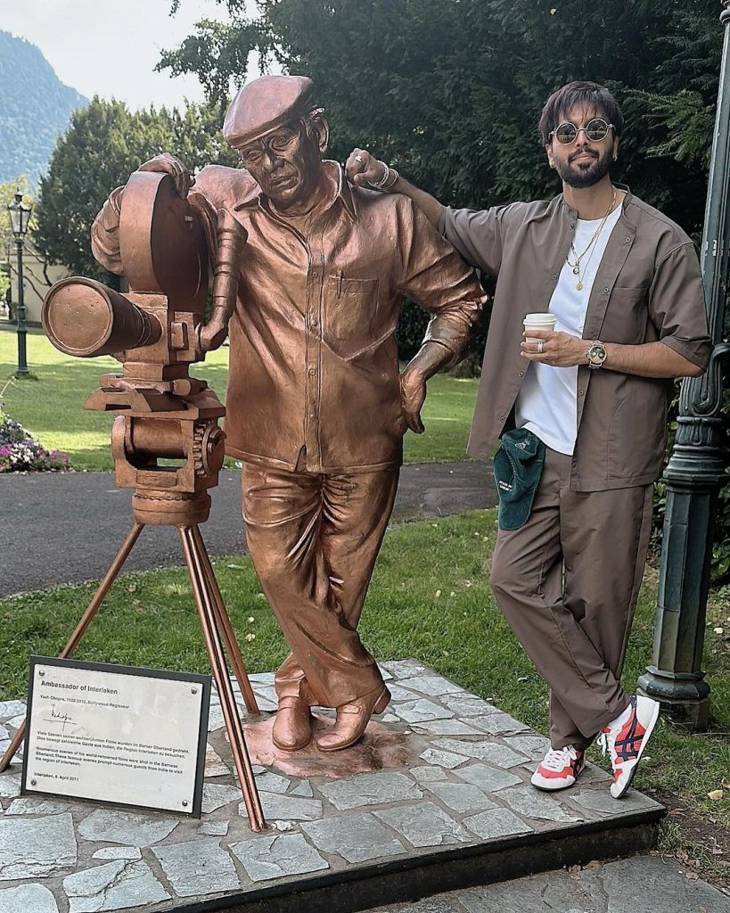 Fahad Mustafa's New Vacation Pictures with Family from Switzerland