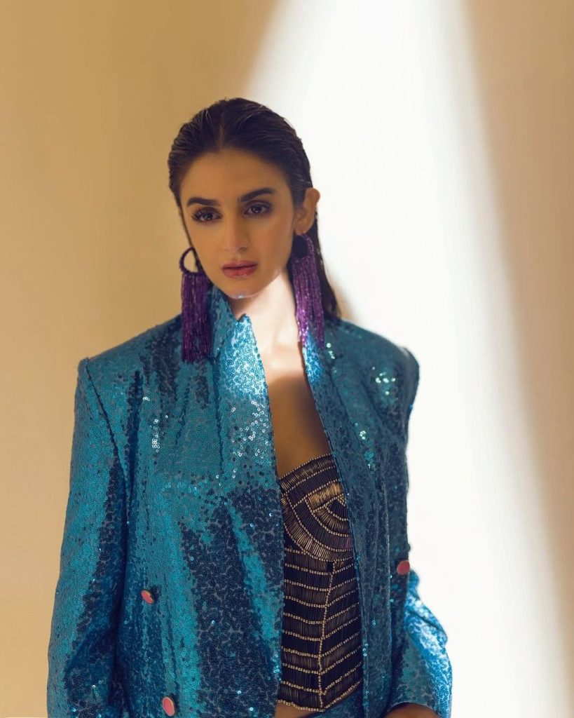 Hira Mani's Sparkly Suit Stirs Debate