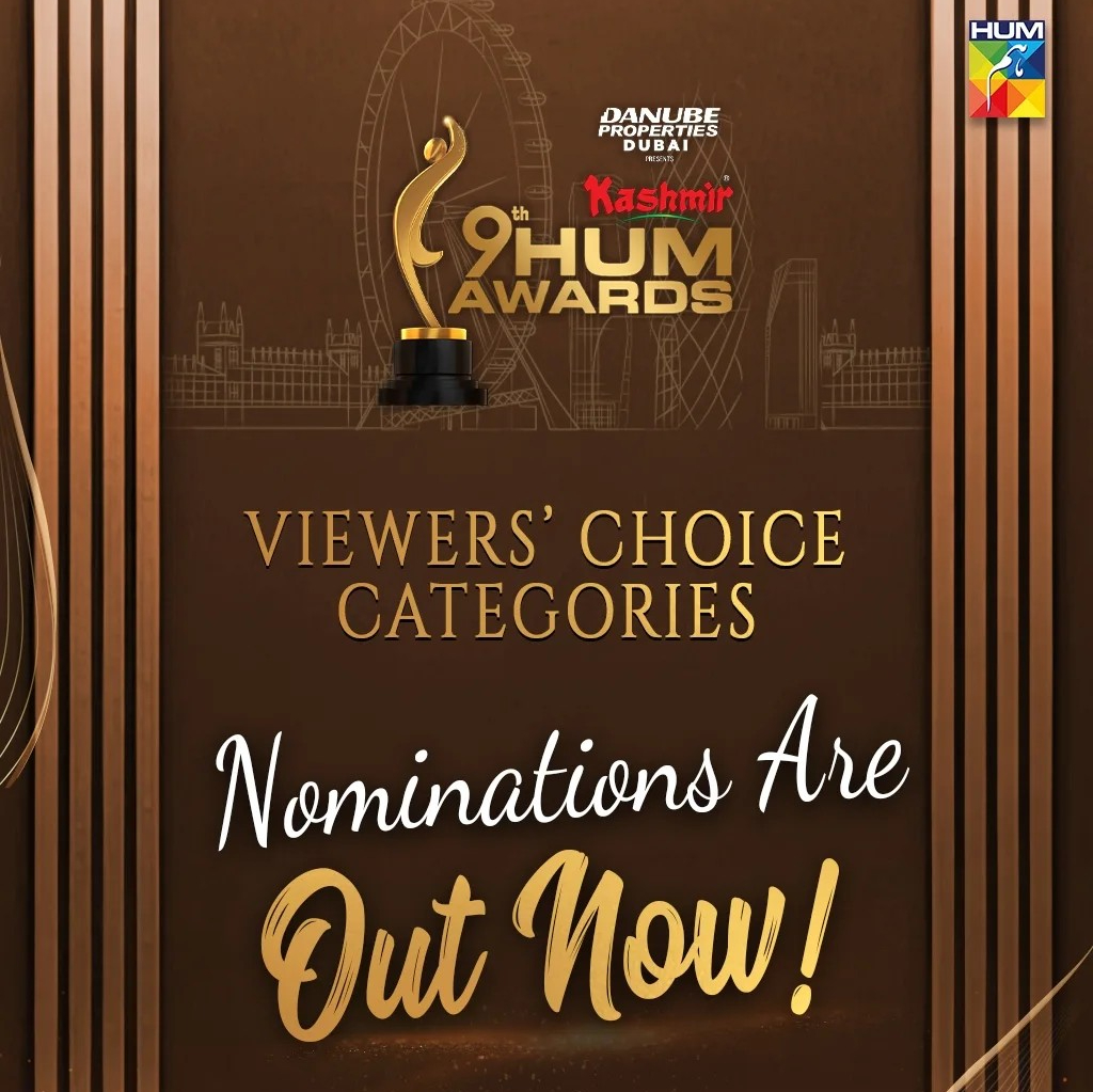 9th Hum Awards Nominations Out Now