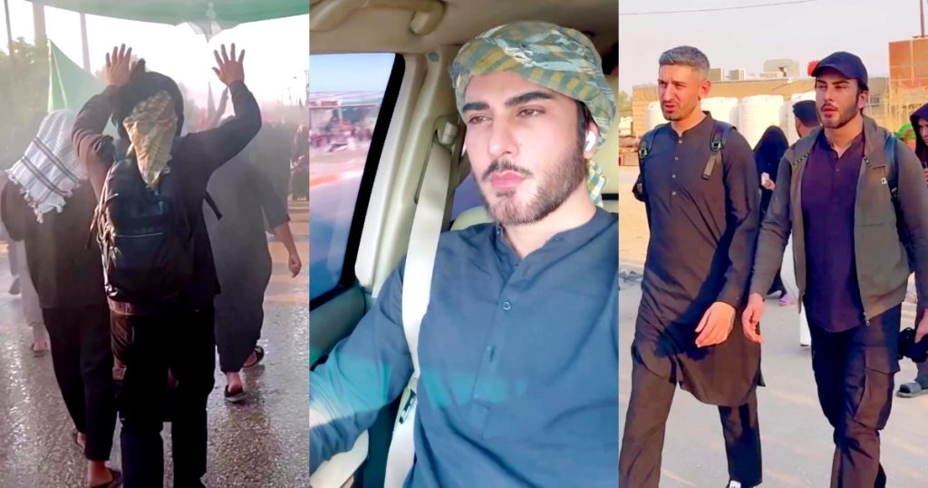 Imran Abbas Shares Heart-Warming Moments From Arbaeen Walk