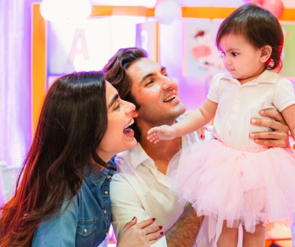 Shahroz Sabzwari & Sadaf Kanwal's Sweet Birthday Wish For Baby Zahra