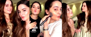 Aiman Khan & Minal Khan Share Easy Make Up Tutorial