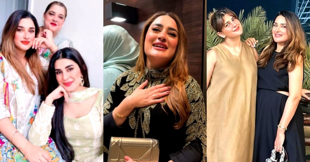 Kubra Khan's Beautiful Pictures with Her Elder Sister