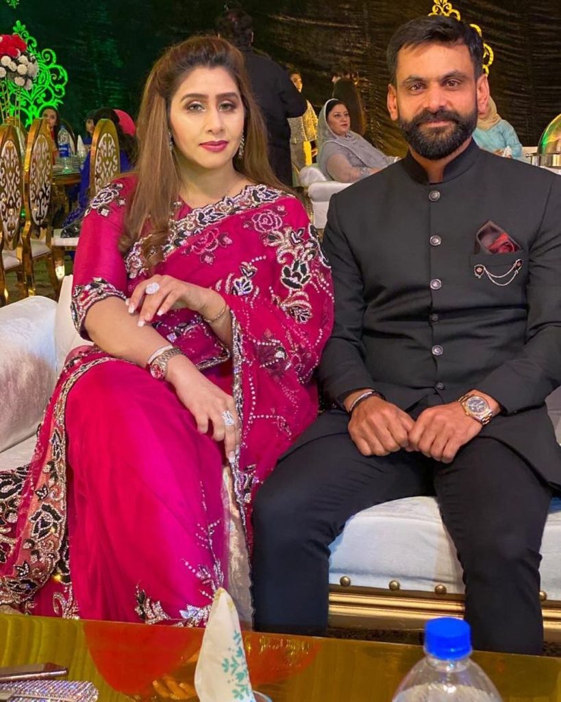 Cricketer Muhammad Hafeez Family Pictures from a Recent Wedding