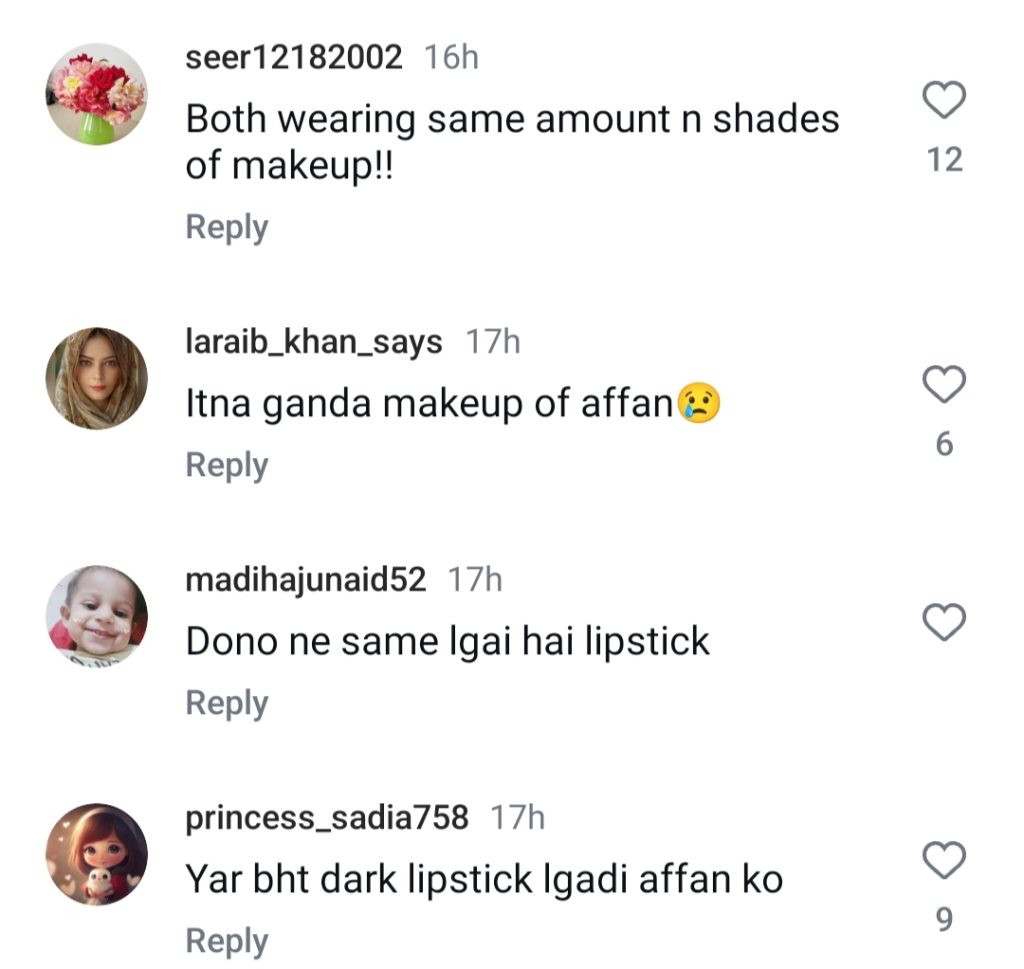 Ishq Beparwah - Affan Waheed's Makeup & Alizeh Shah's Performance Criticized