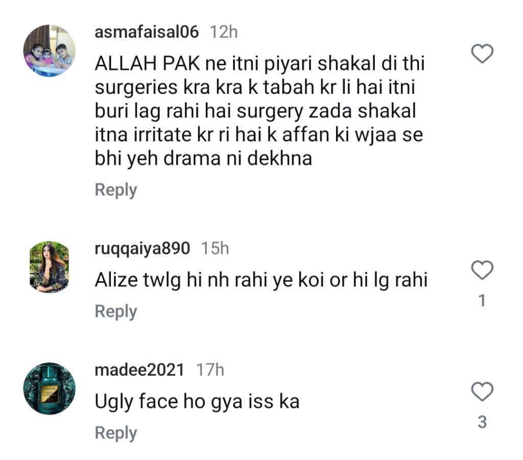 Ishq Beparwah - Affan Waheed's Makeup & Alizeh Shah's Performance Criticized