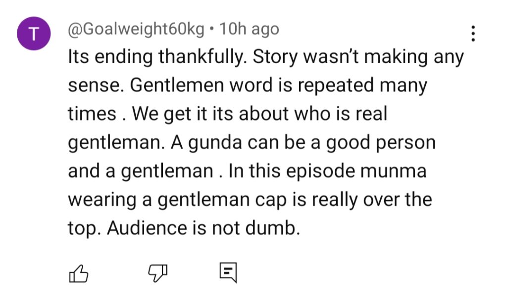 Gentleman Episode 27 - Weak Script Disappoints Fans