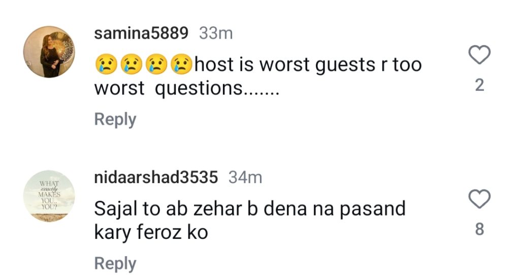 Feroze Khan's Recent Remarks About Sajal Aly Get Public Attention