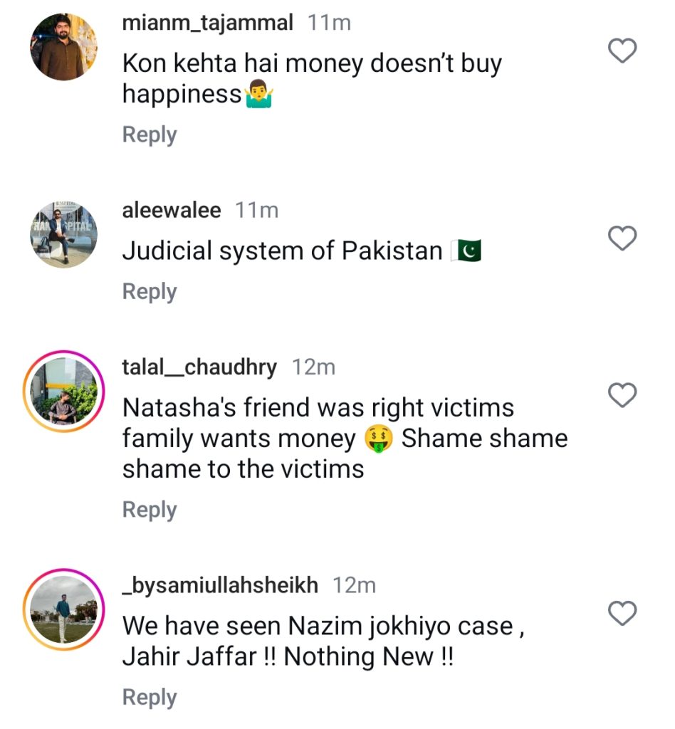 Public Reacts To Karsaz Effected Family Settling Out Of Court With Natasha