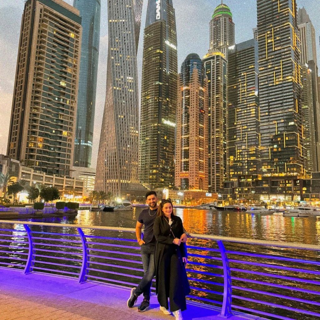 Aiman Khan & Muneeb Butt's New Pictures From Dubai & Baku