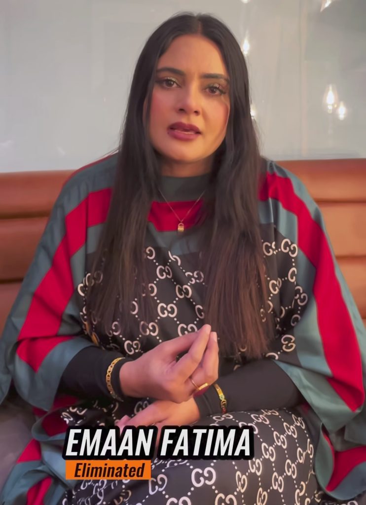 Tamasha's Recent Elimination Emaan Fatima Names the Two Worst Contestants