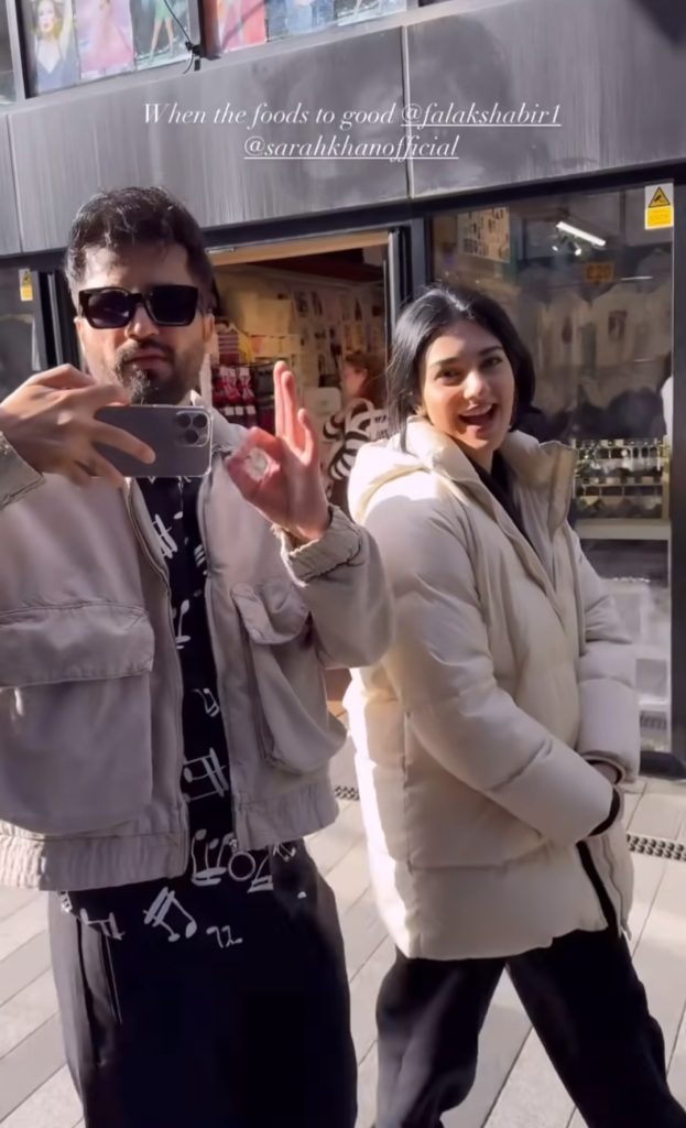 Sarah Khan & Falak Shabir New Clicks from Recent UK Trip