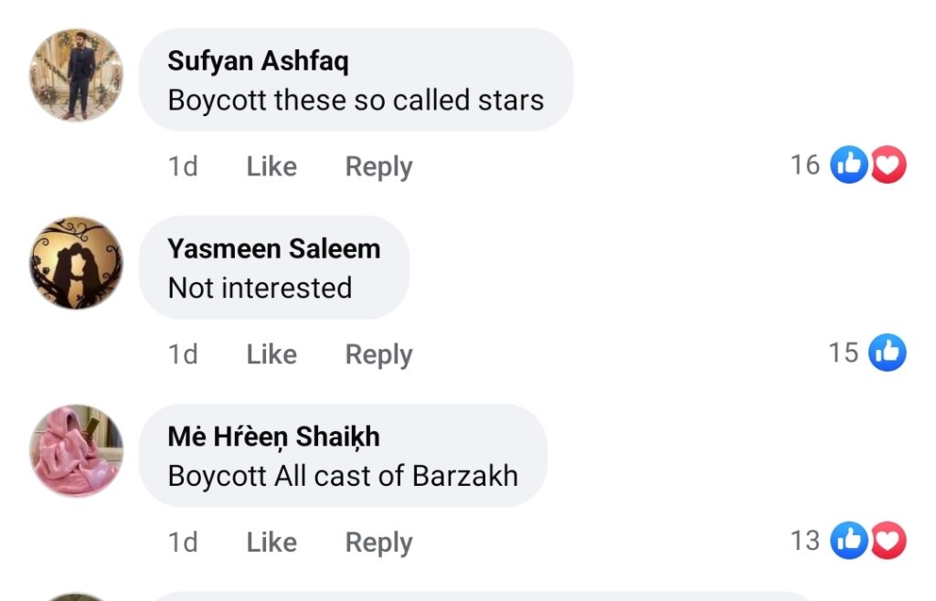 Fans Call for Continued Boycott of Fawad Khan After Barzakh