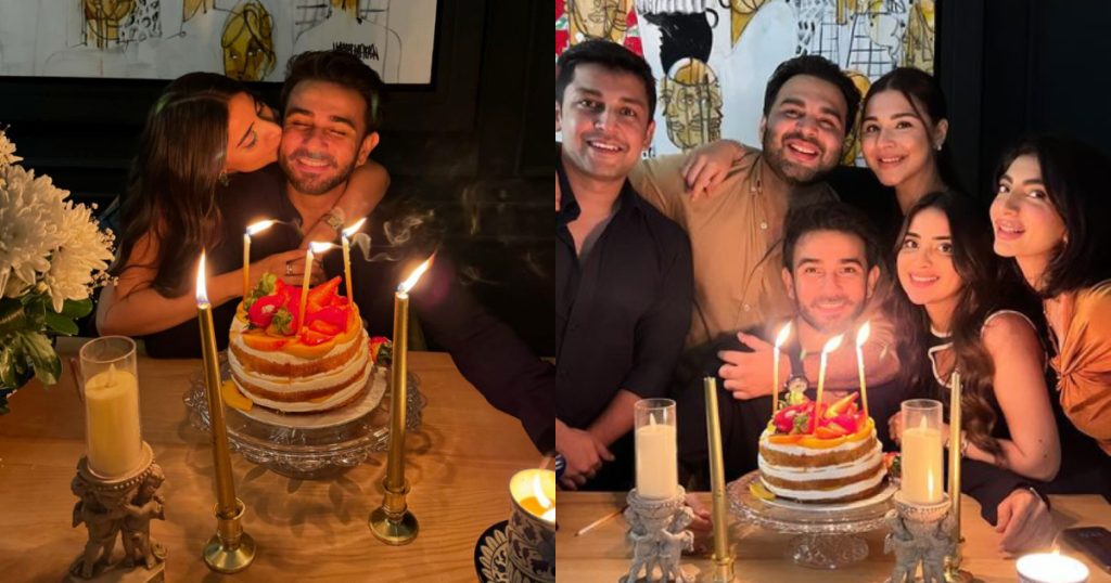 Ali Ansari Celebrates Birthday With Wife Saboor And Friends