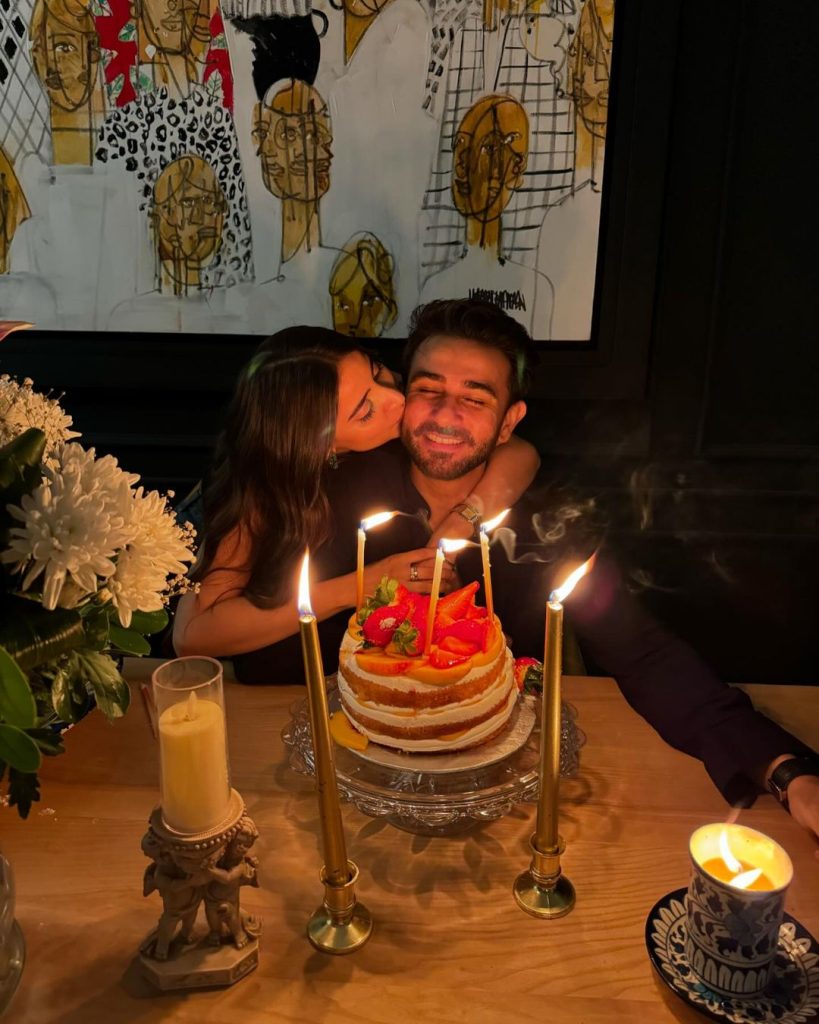 Ali Ansari Celebrates Birthday With Wife Saboor And Friends