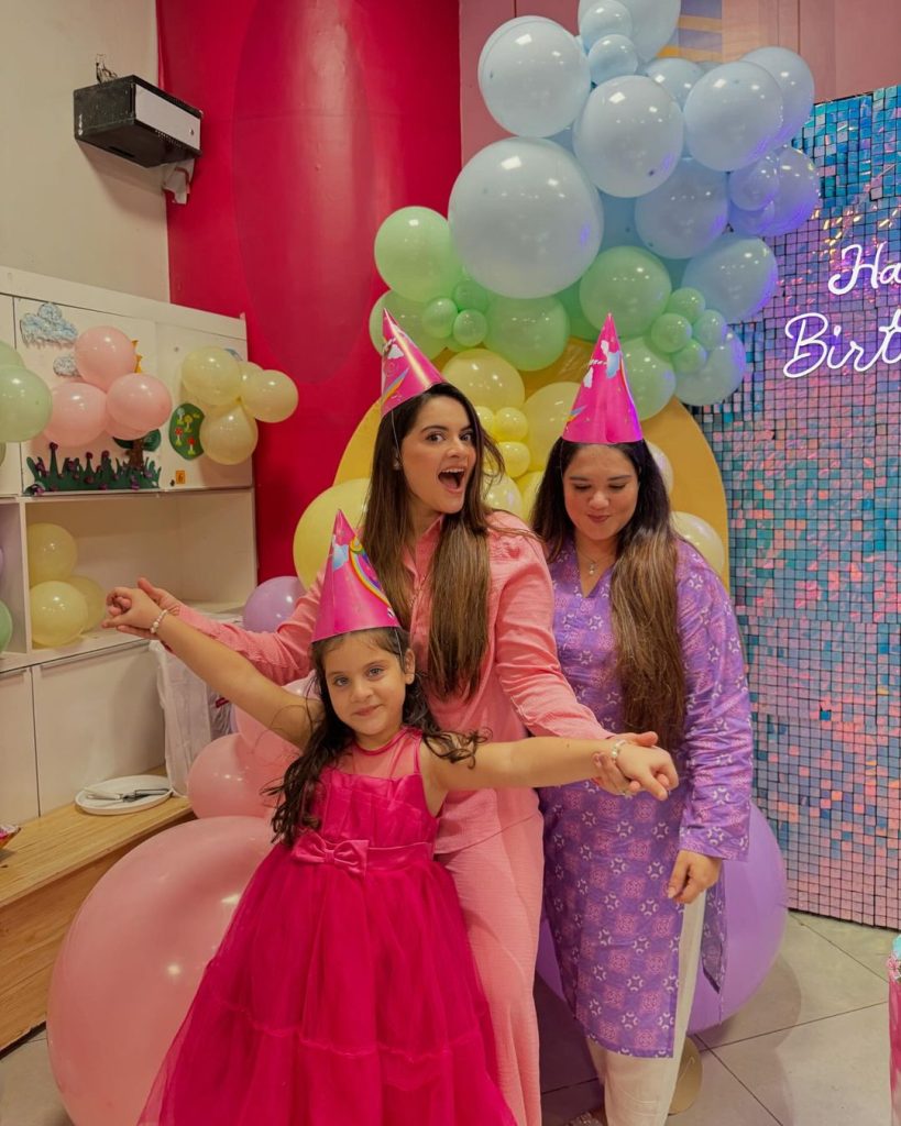 Muneeb Butt & Aiman Khan Celebrate Amal's 5th Birthday - HD Pictures