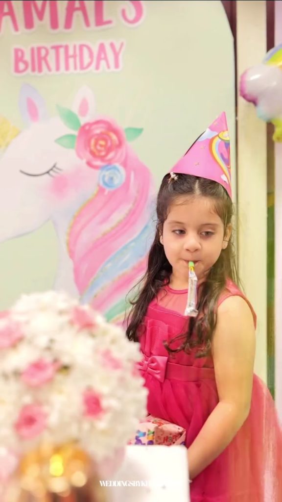 Muneeb Butt & Aiman Khan Celebrate Amal's 5th Birthday - HD Pictures