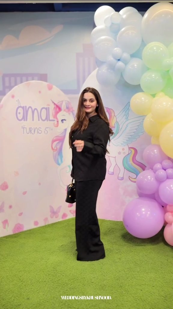 Muneeb Butt & Aiman Khan Celebrate Amal's 5th Birthday - HD Pictures