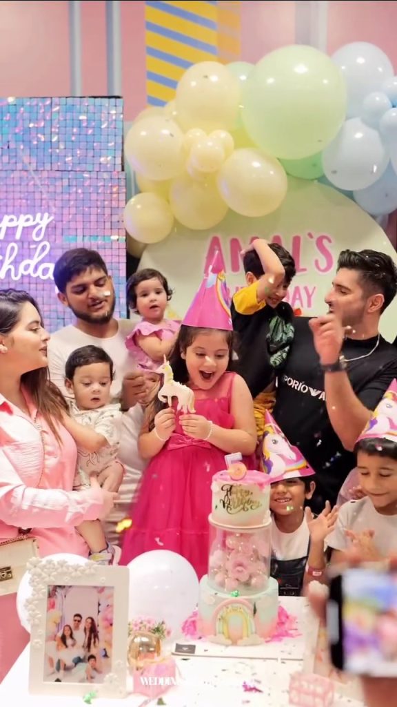 Muneeb Butt & Aiman Khan Celebrate Amal's 5th Birthday - HD Pictures