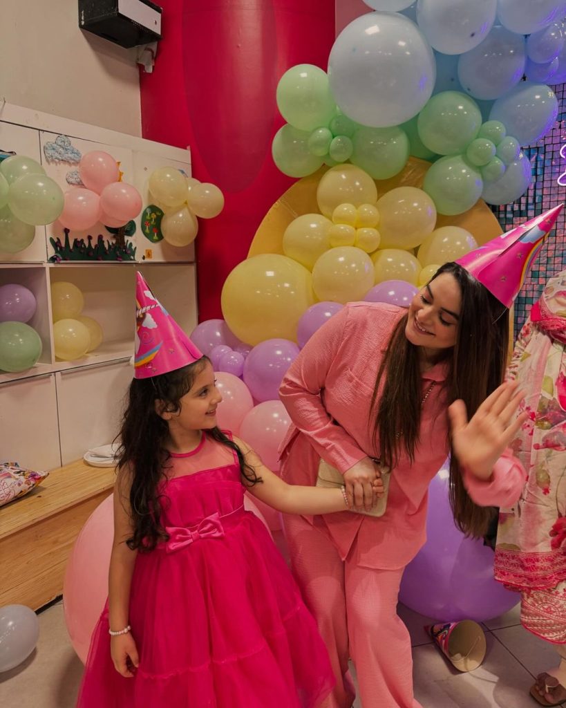 Muneeb Butt & Aiman Khan Celebrate Amal's 5th Birthday - HD Pictures