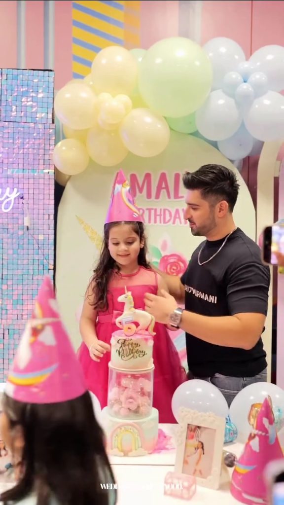 Muneeb Butt & Aiman Khan Celebrate Amal's 5th Birthday - HD Pictures