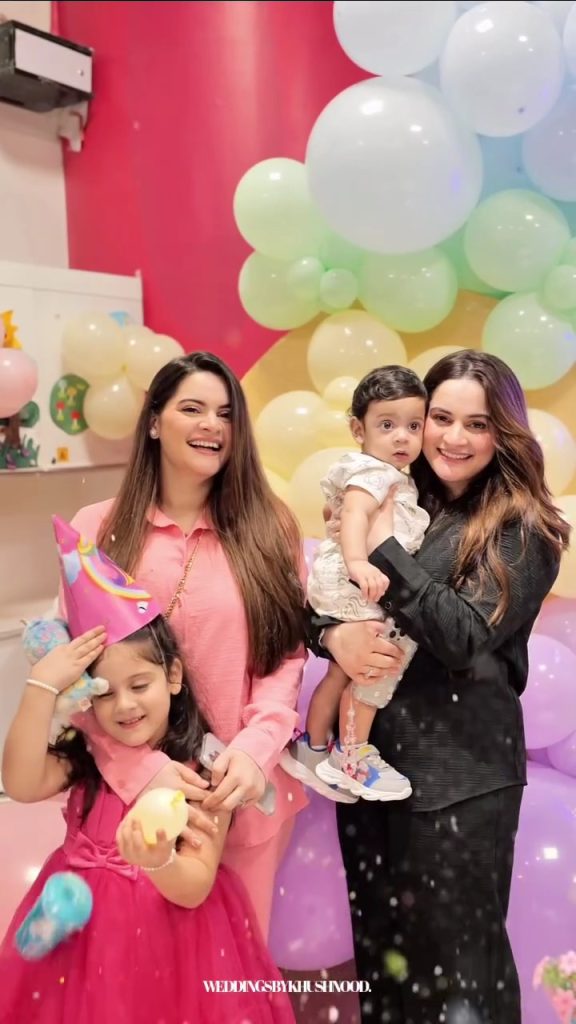 Muneeb Butt & Aiman Khan Celebrate Amal's 5th Birthday - HD Pictures