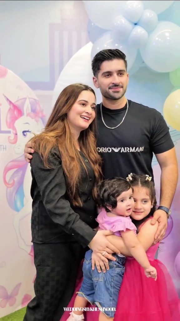 Muneeb Butt & Aiman Khan Celebrate Amal's 5th Birthday - HD Pictures